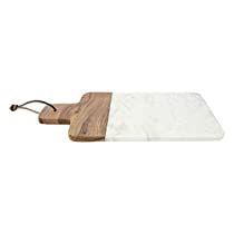 Elegante Tabla de Cortar de Mármol y Madera, Superficie de Corte Premium para Cocina, para Verduras, Frutas, Carne, Pan y Queso - Product Image 6