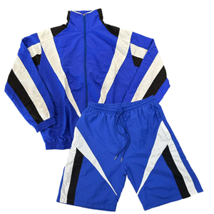 Conjunto Deportivo de Dos Piezas Personalizado para Hombre, Invernal, Casual, Estampado, Transpirable, Impermeable, Ecológico, con Cremallera, Chaqueta Cortavientos de Poliéster y Pantalones Jogger - Product Image 6