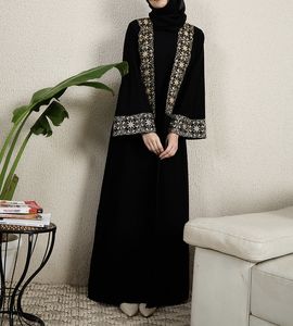 Nouvelle collection de vêtements islamiques traditionnels noirs magnifiques de Dubaï pour femmes, Abaya d'Arabie Saoudite, Abaya de Dubaï, vêtements musulmans, vêtements du Golfe - Product Image 5