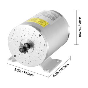 Kit Motore Elettrico Brushless DC 72V 4900rpm 3000W con Controllo Velocità Migliorato e Impugnatura Acceleratore per Go-Kart e Biciclette Elettriche - Product Image 4