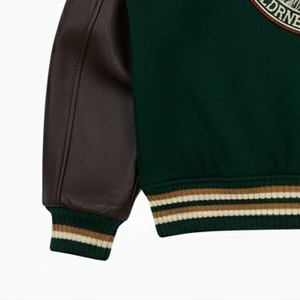 Produit très vendu, veste varsity pour homme à capuche, style cool personnalisé, nouvelle arrivée 2026, veste varsity personnalisée avec impression et broderie - Product Image 6