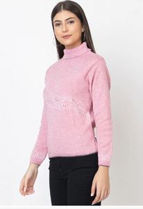 เสื้อถักคอสูงลายแจ็คการ์ดพรีเมียม แฟชั่นลายสไตล์นอร์ดิก จากซัพพลายเออร์อินเดีย ในราคาที่ดีที่สุด - Product Image 4