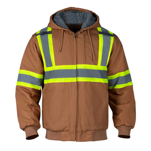 Vêtements de travail pour mécaniciens, uniforme de sécurité routière, haute visibilité, respirant, imperméable, ignifuge, en polaire polyester, réfléchissant - Product Image 1
