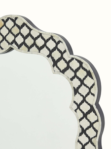 Handmade Bone Inlay Wall Mirror - Product Image 5
