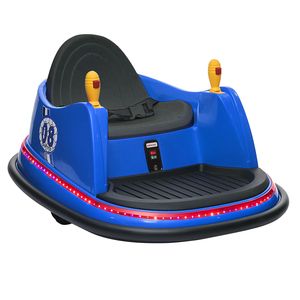 Auto Elettrica per Bambini Blu con Telecomando 12V 7A.h e 24V, per Interni/Esterni, in Metallo e PVC, per Giardino, Centro Commerciale, Parco Divertimenti - Product Image 2