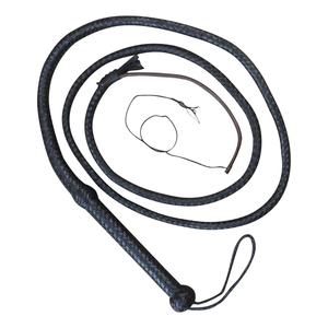 Fouet de bétail personnalisable à long manche, robuste, pour l'entraînement équestre en extérieur, produit en promotion pour la pratique du cowboy et du ranch - Product Image 2