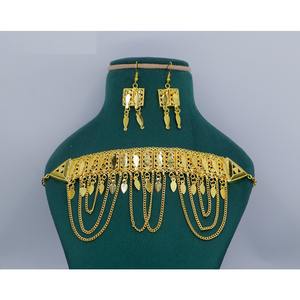 Martasha DesignerอิสลามรอมฎอนพิเศษGoldplated UAEเครื่องประดับพิเศษดูไบเครื่องประดับสร้อยคอต่างหูชุดเครื่องประดับภาษาอาหรับ - Product Image 5