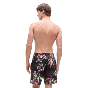 Shorts de Surf para Hombre, Personalizados con Sublimación a Color, Estilo Surf, Largura hasta la Rodilla, Cintura Elástica Media con Cierre de Cordón - Product Image 3