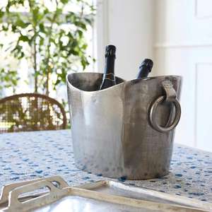 Large Capacity Stainless Steel Ice Bucket With Leather Handle <b>Cheap</b> Prices - Product Image 4