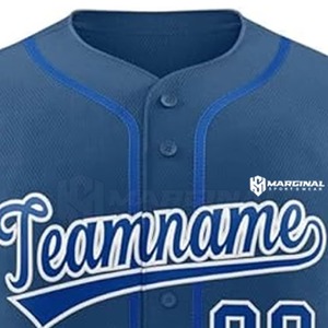 High Quality Breathable Men <b>Baseball</b> Jerseys Half Sleeves Customizable Sportswear Printed Design 100% Polyester <b>Baseball</b> Jerseys - Product Image 2