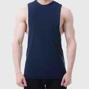 Men's Gym <b>Workout</b> <b>Tank</b> <b>Top</b> Wholesale Bulk Breathable Cotton Athletic Cut Plain Solid Color Quick Dry Casual Street Wear - Product Image 1