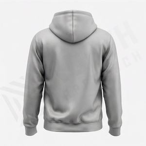 Sweat-shirt à capuche unisexe surdimensionné en molleton de coton, coupe ample, brodé et imprimé personnalisé, style streetwear, couleur personnalisable, collection automne - Product Image 2