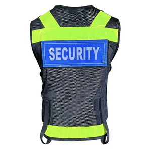 Chaleco de Seguridad Unisex de Alta Visibilidad en Poliéster con Múltiples Bolsillos, Tiras Reflectantes, Detección de Agujas y Fusión sin Costuras - Product Image 4