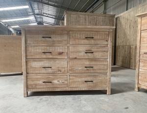 Ensemble de meubles de chambre à coucher en bois personnalisable en matériau MDF avec fonctions de rangement pour la maison, la ferme, l'hôtel et le salon - Product Image 1
