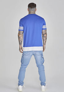 T-shirt pour homme en coton 100% pur 300 GSM avec logo personnalisé, motif imprimé, couleur unie, coupe ample, style décontracté - Product Image 5