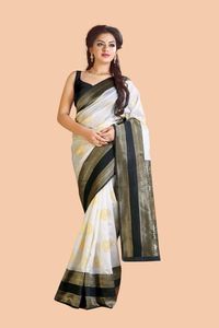 Saree en soie Manipuri du plus bel uniforme de qualité supérieure avec des pièces de chemisier non cousues - Product Image 2