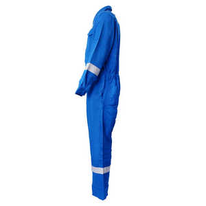 Overol de Trabajo de Alta Visibilidad Verde y Amarillo para Hombre con Franjas Reflectantes, Material de Poliéster - Product Image 6