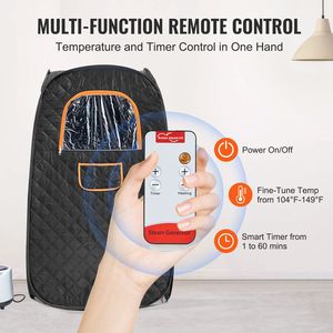 Sauna de Vapor Terapéutica Portátil Compacta de 1200 Vatios para el Hogar con Manta, Silla y Bolsa de Almacenamiento, Beneficios para la Desintoxicación - Product Image 4