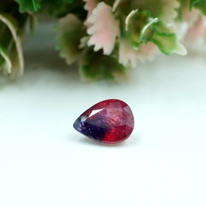 Zafiro natural rosa azul Winza, gema tallada en forma de pera, piedra suelta para la elaboración de joyas, zafiro sin calentar ni tratar. - Product Image 3