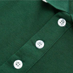 Camiseta Polo Lisa Elástica al por Mayor, Ropa Casual Unisex, Cómoda y de Secado Rápido - Product Image 3