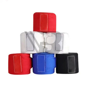 Top Selling High Quality Cotton <b>Hand</b> Wrap Support Custom Logo Design Breathable and Colorful for Boxing - Product Image 1