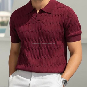 Chemises pour hommes, automne, anti-froissement, décontractées, style golf, style urbain, surdimensionnées, en coton, col tricoté, séchage rapide, décontractées élégantes - Product Image 4