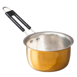 Casserole en aluminium avec poignée, fabrication artisanale, qualité supérieure, design classique, pour la cuisine à domicile, prix abordable. - Product Image 1