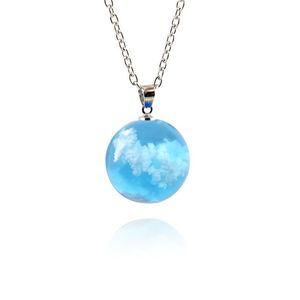 100 Piezas de Dijes Transparentes con Diseño de Cielo Azul y Nubes Blancas, Bolas de Resina para Hacer Collares, Pendientes y Joyería DIY, Adornos Navideños - Product Image 5