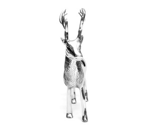 Handmade Aluminum Deer Sculpture Wall Mount Animal <b>Figure</b> Contemporary Design Living Room Decor Single-piece Package - Product Image 6