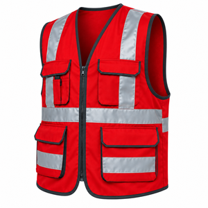 Veste de sécurité haute visibilité noire, antistatique, imperméable et respirante, unisexe, tailles adultes, hommes - Product Image 4