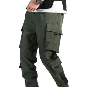 Pantalon cargo respirant pour homme, style décontracté hip-hop, avec poches, pantalon de survêtement streetwear, avec rubans, style techwear - Product Image 3