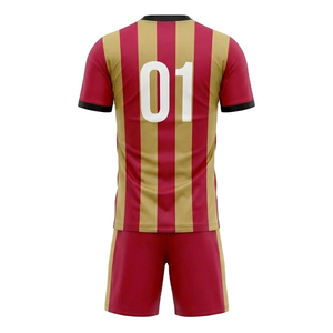 Ensemble de maillots de football personnalisés par sublimation à séchage rapide, tenue d'entraînement pour équipe, avec logo et numéro personnalisés, saison 2026 - Product Image 2