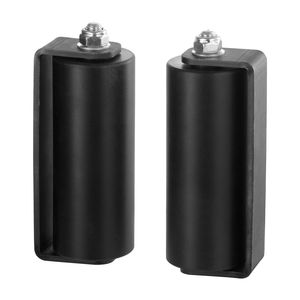 Kit Ferramenta per Cancello Scorrevole in Acciaio Rinforzato da 6FT, Rulli con Staffa Tipo C per Collegamento Binari e Telai Porta, Sistema per Cancelli Avvolgibili - Product Image 1