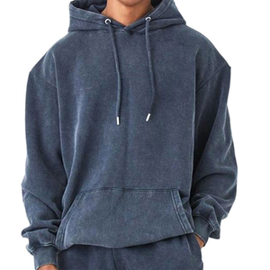 Conjunto de Sudadera con Capucha y Pantalones Deportivos Personalizables con Estampado Vintage Lavado al Ácido, Estilo Invernal, de Alta Calidad para Hombre, Última Colección 2026 - Product Image 6