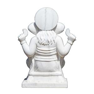 Fourniture en gros de sculptures de seigneur Ganesha en marbre écologiques faites à la main pour la décoration de temple et de bureau à la maison - Product Image 3