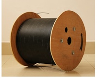 Câble à fibres optiques DMIS haute performance G657A2 certifié CE/ROHS/ISO9001, modèle noir GJXH pour les réseaux FTTH/FTTB/FTTX