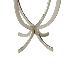 Nuevo candelabro para decoración del hogar, acabado plateado brillante, portavelas de aluminio fundido, hecho a mano, personalizado, venta al por mayor. - Product Image 3