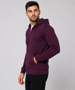 High Quality Thick Men Zipper Hoodie Cotton Blended Oversized Boxy Fit Cropped <b>Zip</b> <b>Up</b> Hoodie - Product Image 4