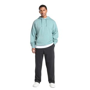 เสื้อฮู้ดผ้าฝ้ายโอเวอร์ไซส์สำหรับผู้ชาย100% พิมพ์ลายโลโก้กำหนดเอง - Product Image 2