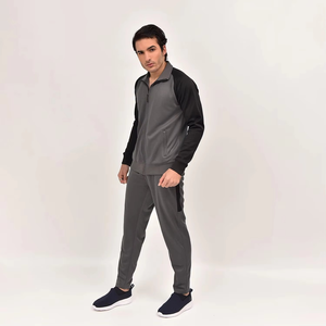 Conjunto de Chaqueta de Dos Piezas con Cremallera y Capucha para Hombre, Fabricación Personalizada, Poliéster Transpirable, Estilo Urbano, Cortavientos, Chándal de Invierno - Product Image 3