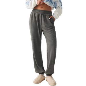 Pantalones Deportivos de Cintura Alta para Mujer, Corte Holgado, Casuales, para Descansar, con Logotipo Personalizado, OEM, Venta al Por Mayor - Product Image 4