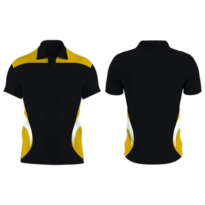 Polo pour homme en polyester et coton de haute qualité, motif uni, manches courtes, respirant, vente en gros - Product Image 6