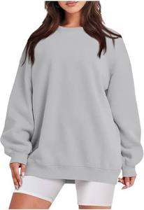 Sudadera de algodón de manga larga, suave, informal, cómoda y a la moda para mujer, calidad al por mayor. - Product Image 2