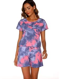 Nouvelle collection de vêtements décontractés pour femmes, fabricant de vêtements pour femmes, ensemble 2 pièces été, ensembles respirants pour femmes, ensemble t-shirt et short, logo personnalisé - Product Image 4