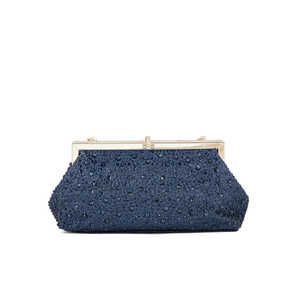 <b>Navy</b> Fancy <b>Evening</b> <b>Bag</b> P24195 Elegant Clutch for Special Occasions - Product Image 1