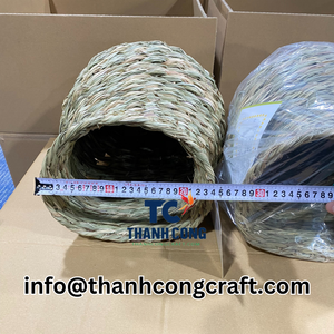 ตะกร้าผักตบชวาสานมือสำหรับเก็บของจำเป็นสำหรับเด็ก - Product Image 6