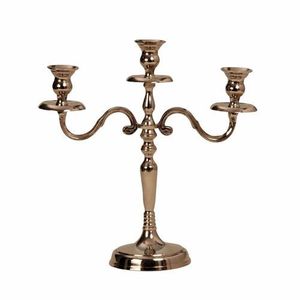 Handcrafted Iron Candelabra Candle Holder With Vintage Finish For Festive <b>Decoration</b> Elegant Events And Modern Living <b>Spaces</b> - Product Image 1