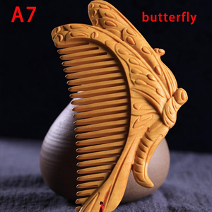 Classic Handmade Wooden Hair <b>Comb</b> <b>Wide</b> Tooth Scalp Massage And Healthy Hair Styling Accessory Premium - Product Image 5