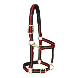 Harnais pour cheval en nylon violet avec garniture noire et boucles métalliques pour l'équitation et l'entraînement - Product Image 5