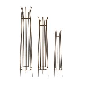 Nouvel Arrivage : Obélisque de jardin en fer léger pour plantes grimpantes, lot de 3 supports de plantes connectables - Product Image 4